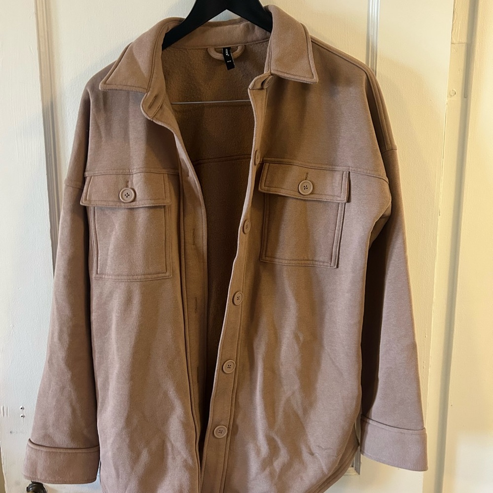 Light Brown Shirt Jacket